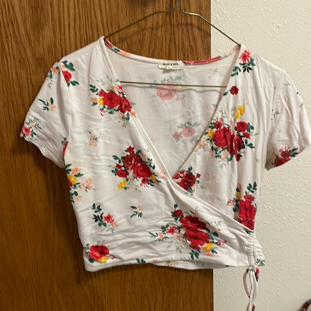Heart and hips crop top
